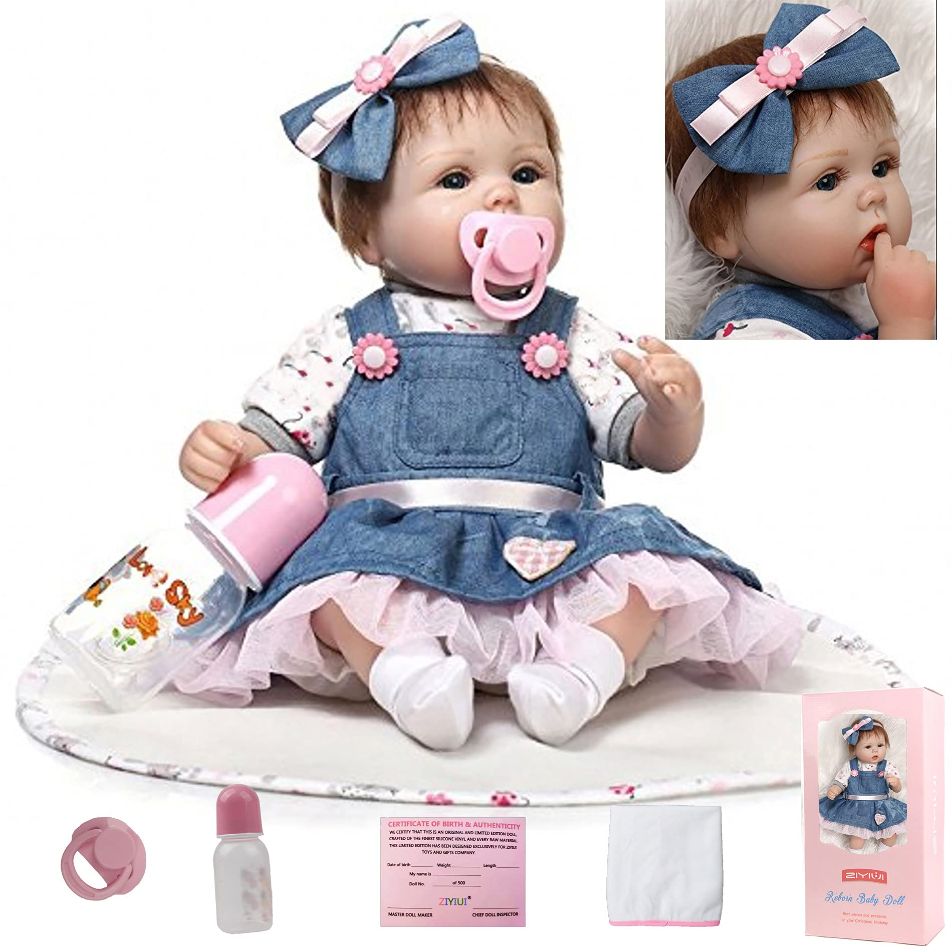 Reborn Femmine Bambole Reborn Cinesi In Silicone Morbido Bambola