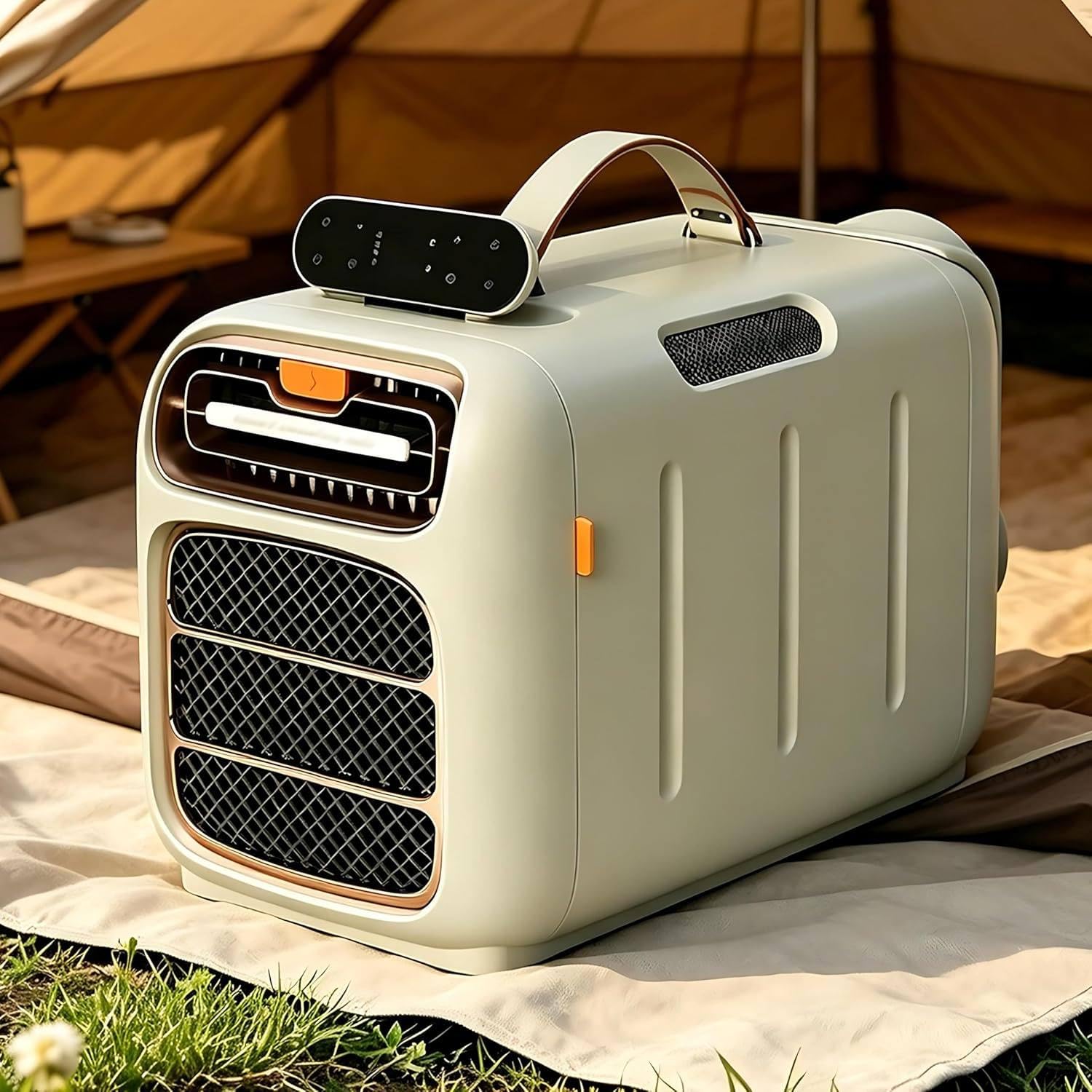 Ymaomao Multicolor Portable Tent Air Conditioner For Camping, Outdoor Ac For Tent, Camping Air Conditioner, 420W Low Power, Cooling Heating Dehumidifying, Consumption With 12H Timer, 108 Sq. Ft, Ac Unit For Tent, Rv