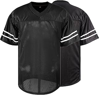 Phoneutrix Blank Football Jersey, Sports T-Shirt Hip Hop Jersey for Party