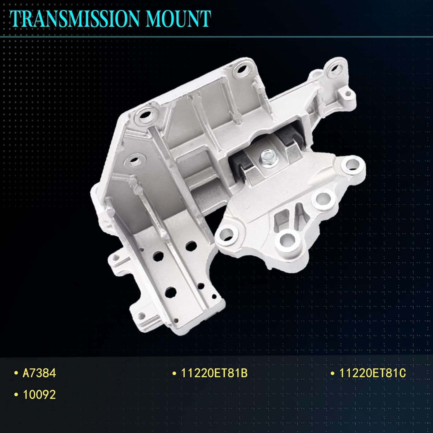 Engine Motor Mount & Trans Mount Compatible with Nissan 2008-2013 Nissan Rogue 2.5L 2014-2015 Rogue Select 2.5L FWD 2007-2012 Sentra 2.5L CVT Replacement for A7370 A7384 A4351 A4352