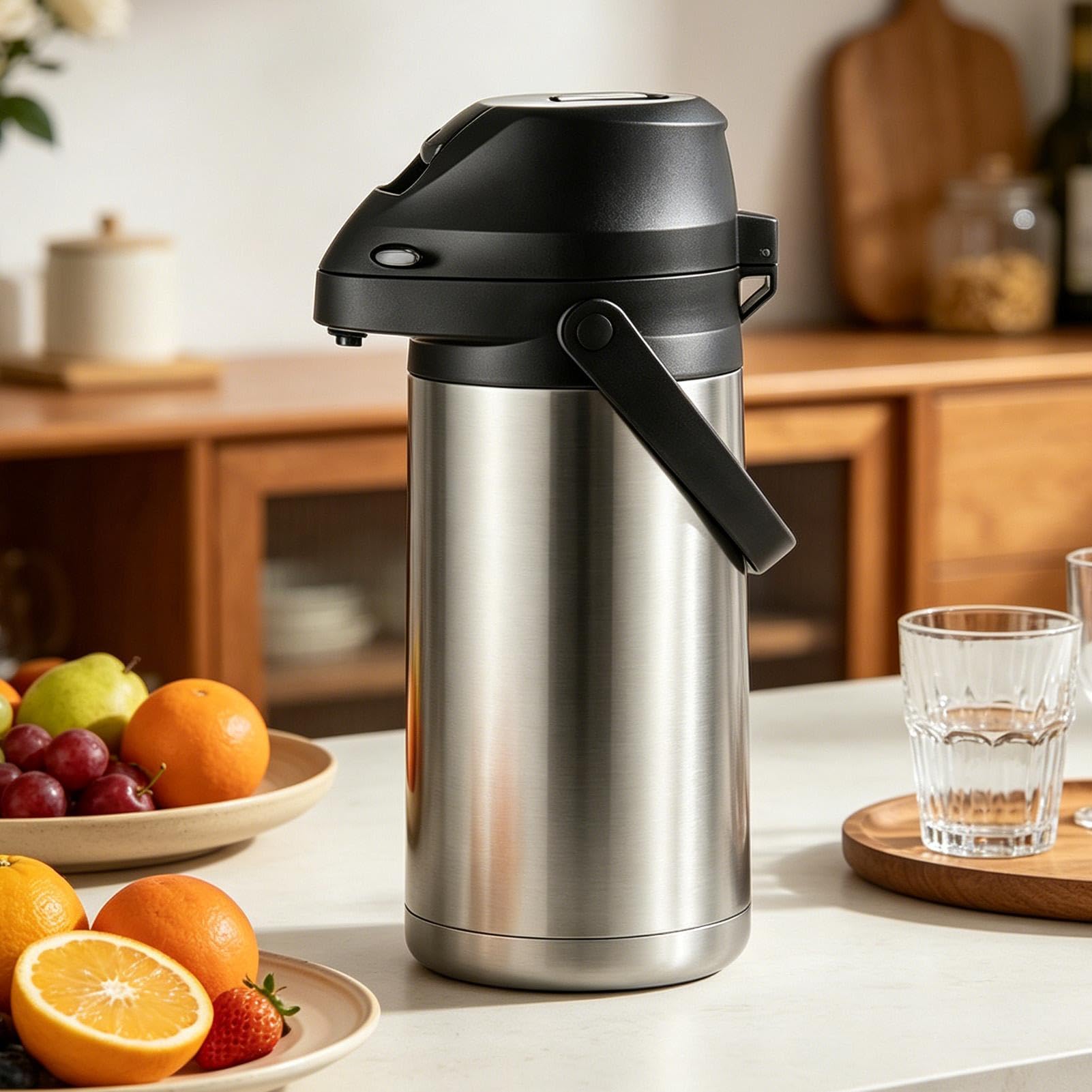 Bicchiere termico isolato da 1900 ml, a tenuta stagna, per caffè, tè, bevande, viaggi, casa, scuola, ufficio, campeggio, pendolarismo