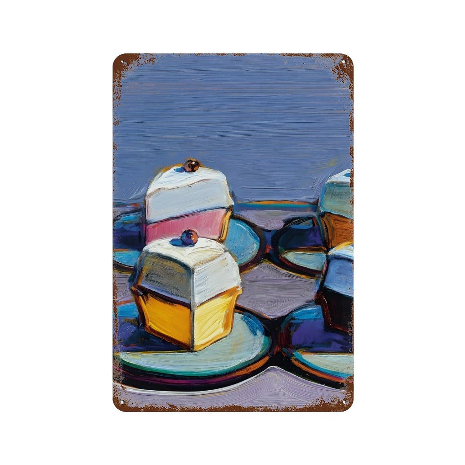 xiaoxiaoshen Wayne Thiebaud Pop (23) Wall Decor Art Metal Tin Poster Modern Home Decor Art Home Bar Shop Decorations Vintage Sign 30x20cm
