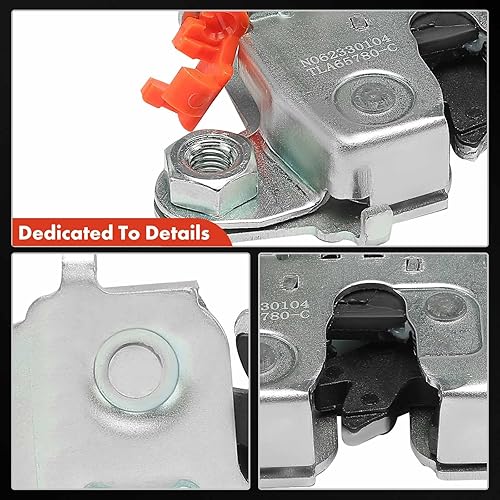 Miniatura 7 de A-Premium Actuador de cerradura de puerta trasera para maletero compatible con Toyota Tundra 2007-2021, portón trasero derecho, repuesto # SM2626,