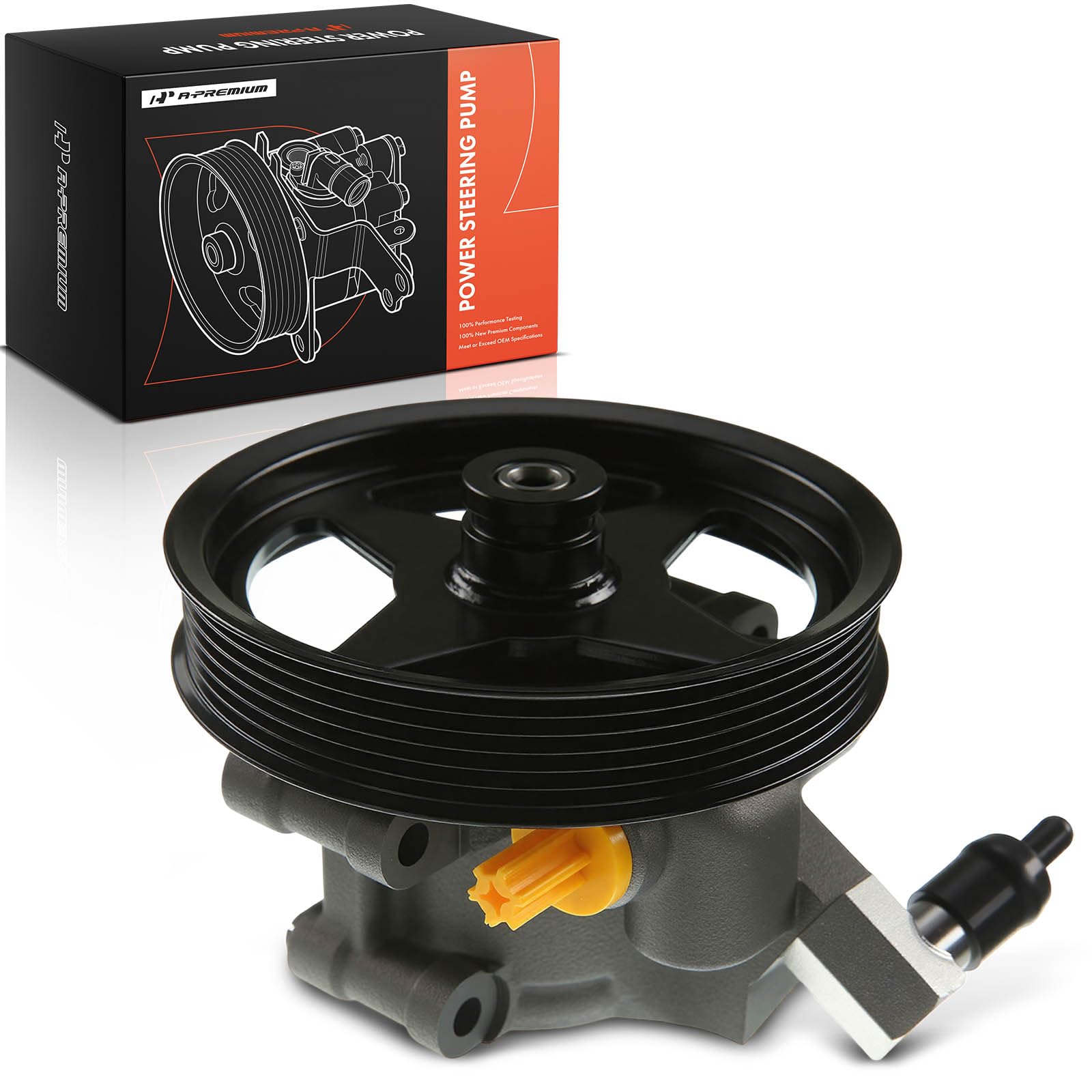 A-Premium Power Steering Pump with Pulley