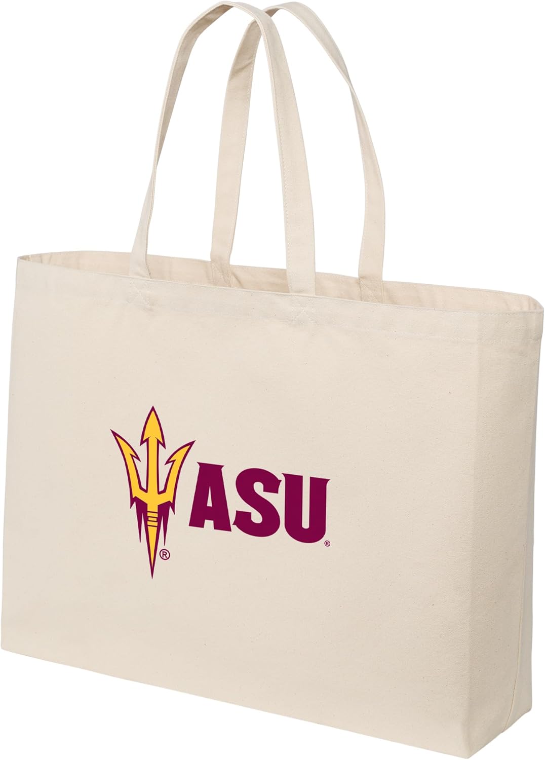 Broad Bay JUMBO Arizona State University Tote Bag or Large Canvas ASU Shopping Bag