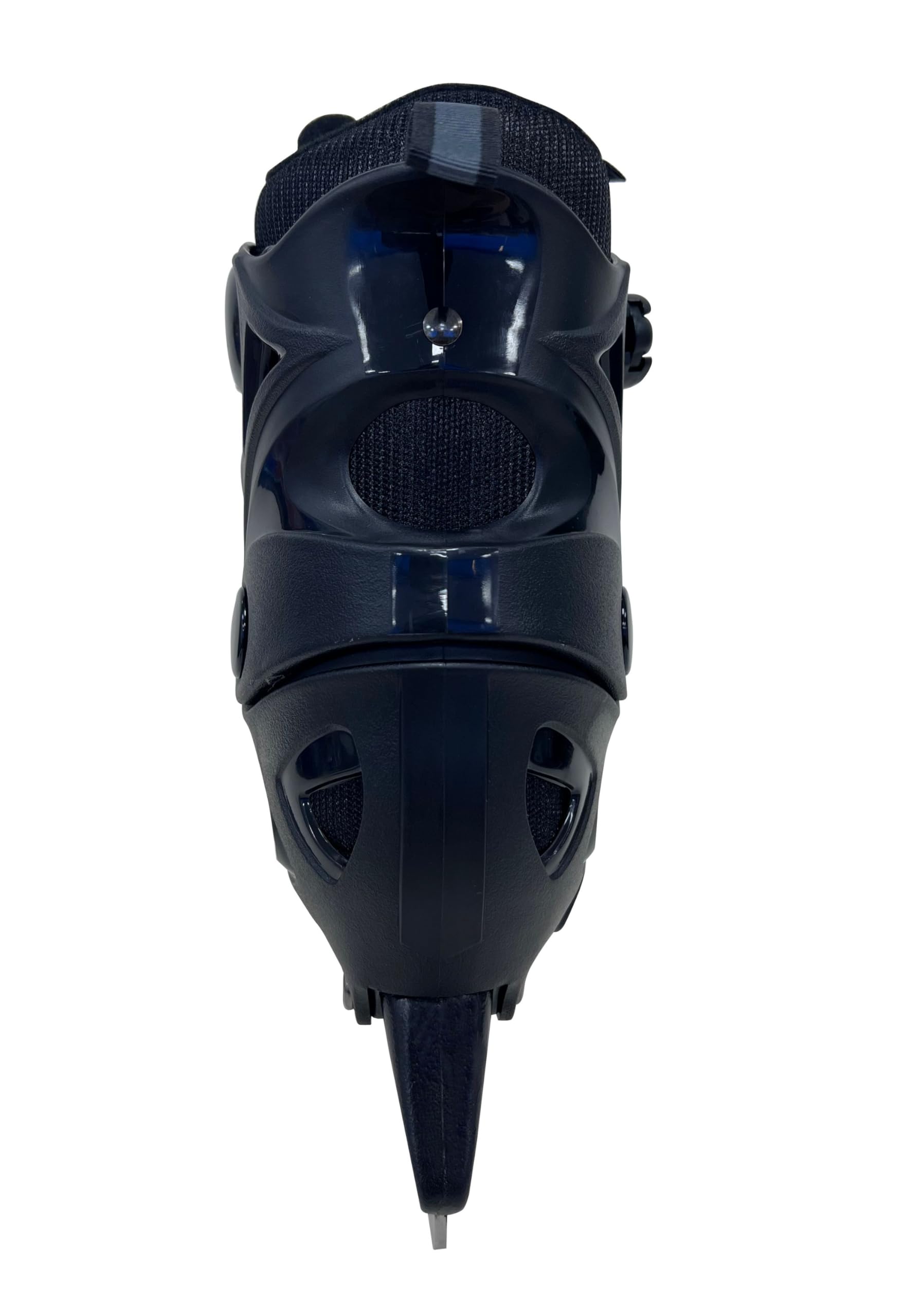 Cox Swain verstellbare Schlittschuhe Black Ice, Eislaufschuhe für Kinder, Jugendliche und Erwachsene bis 100KG, vorgeschliffene Edelstahlkufe, Softboot, Black Gr. S (33-36)