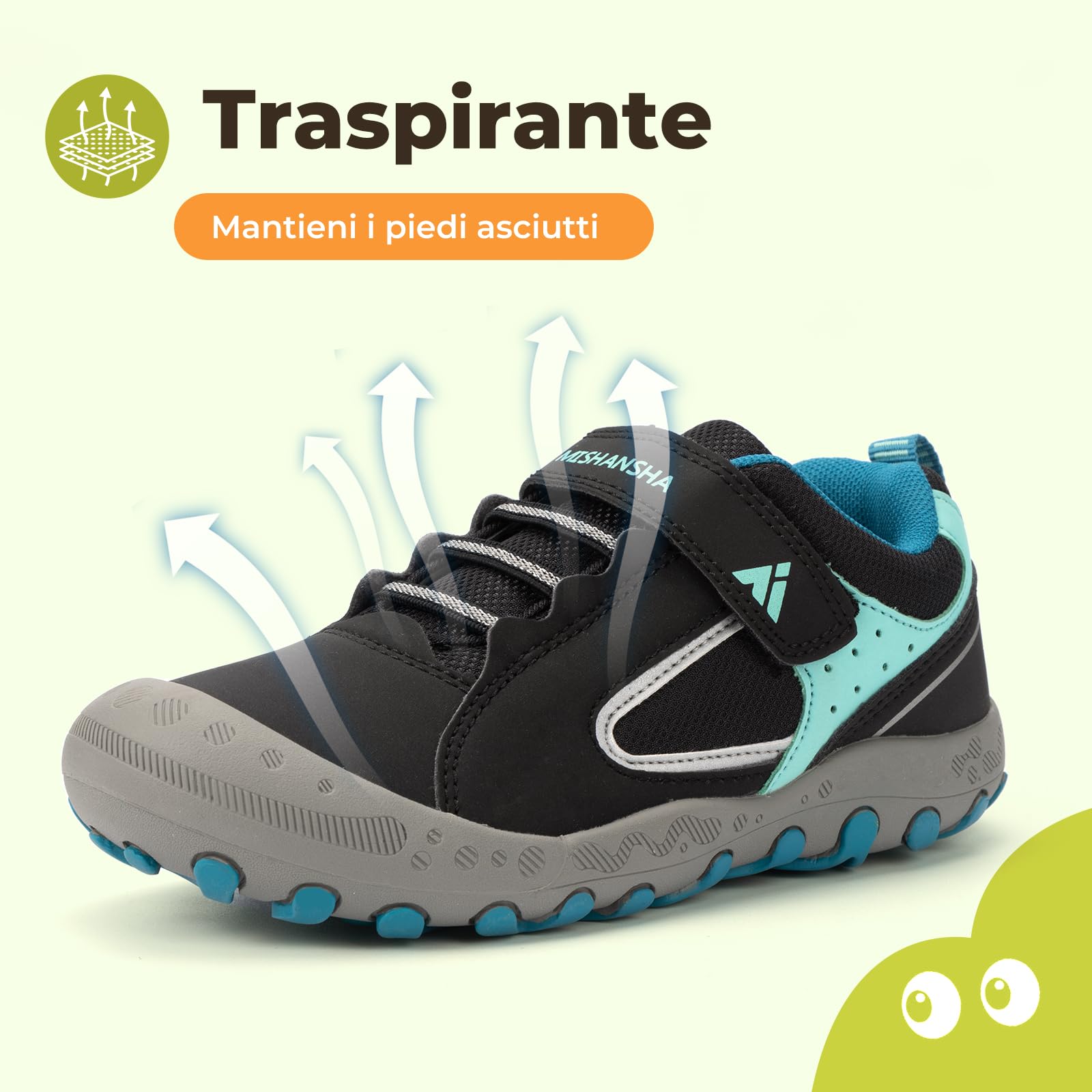 Mishansha Scarpe da Trekking Bambino Estive Ragazzi Ragazza Fitness Scarpe da Ginnastica