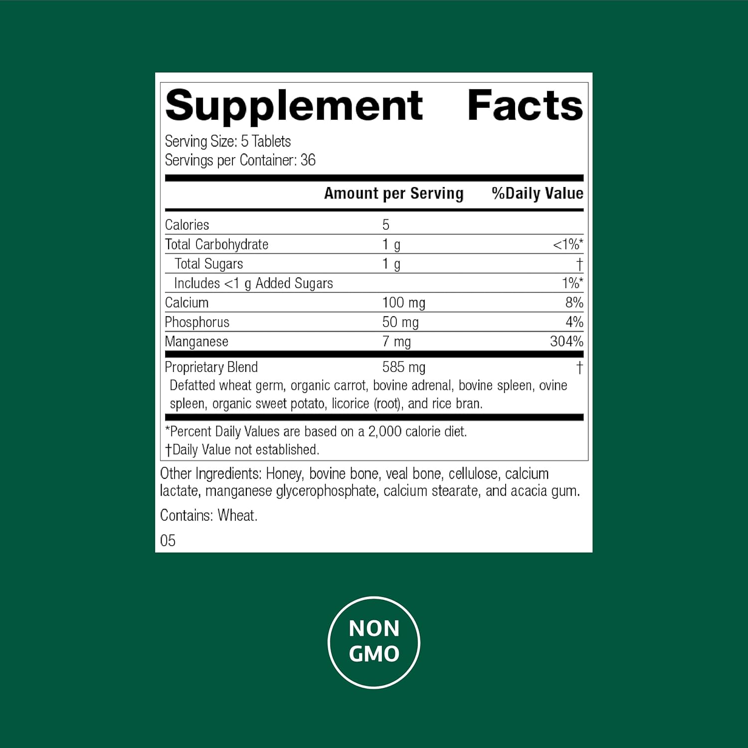 Standard Process Bio-Dent - Supports Bone & Muscle Health - Aids the Production of Cartilage & Collagen - Supports Energy Metabolism - Whole Food-Based Supplement - 180 Tablets