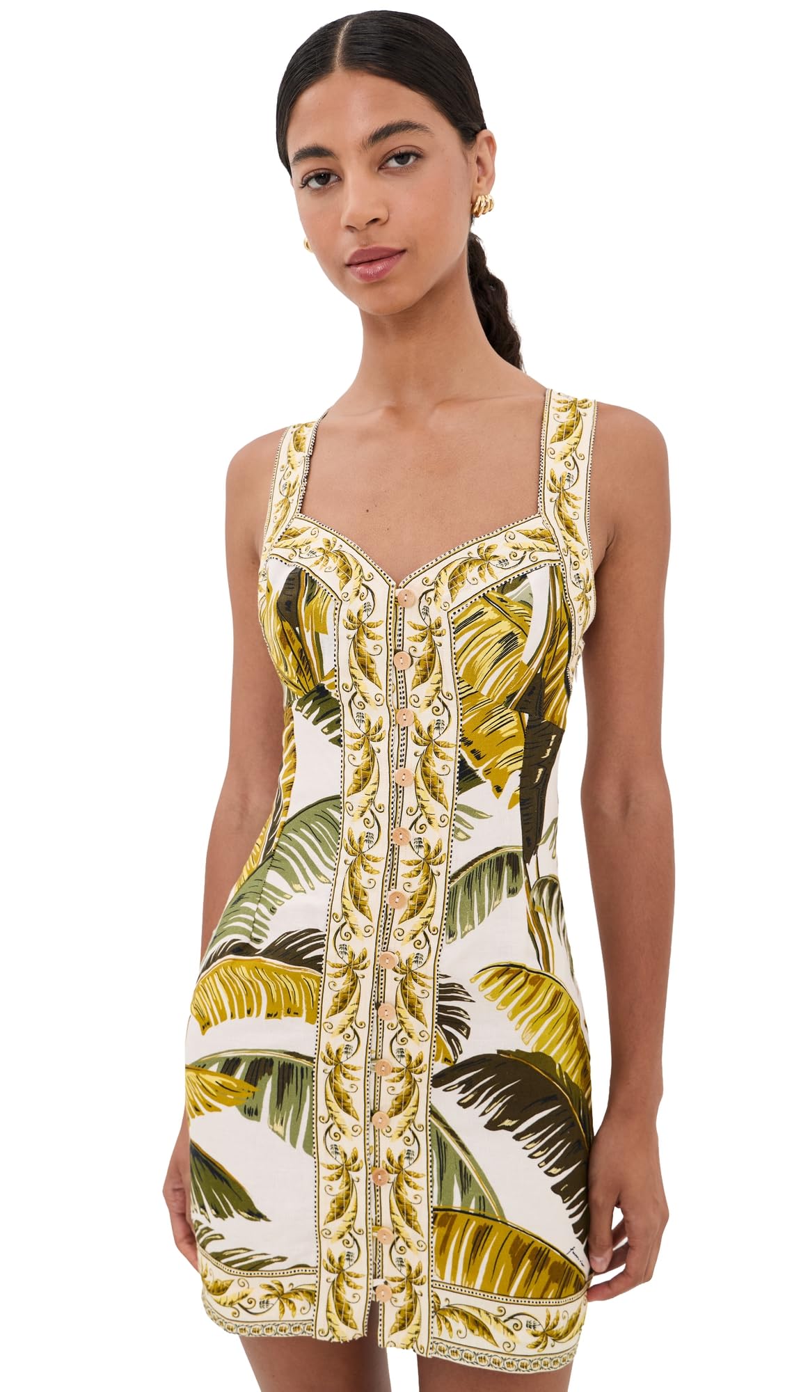 Women's Trancoso Sand Linen Mini Dress