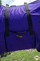 Vista 5 de HILASON Hoja de mosca de caballo - Hoja de mosca para caballos de malla de protección UV de verano primavera para caballos Mosquito Horse Fly-Sheet