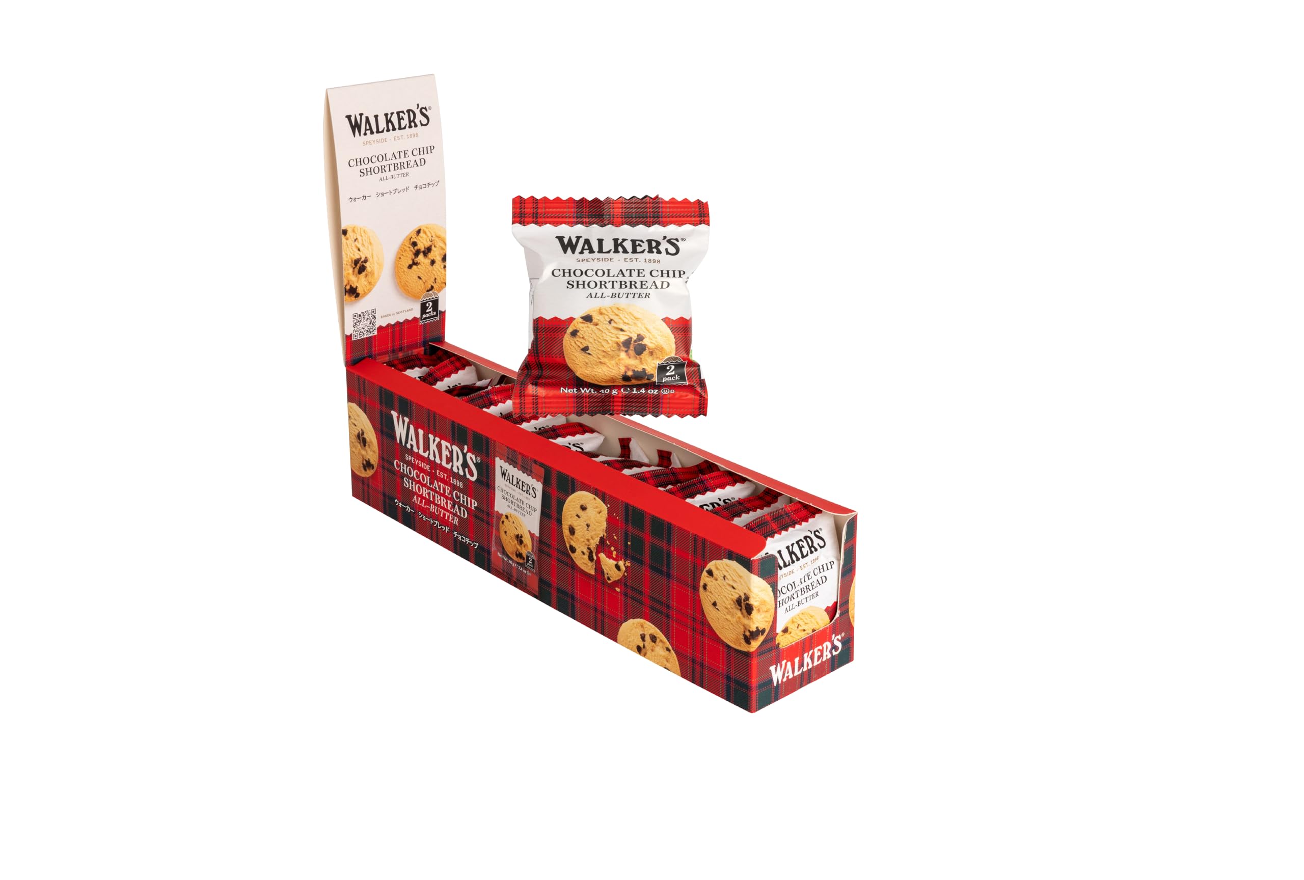 Amazon.co.jp: ウォーカー チョコチップショートブレット #532 12個