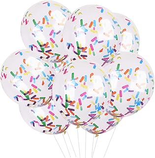 Party Balloons Birthday Balloons Sprinkles Confetti Balloons Pack - Ice Cream Sprinkle Balloons.Latex Balloons,12-Inch(50PCS)