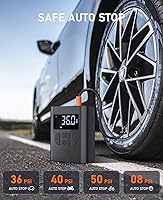 Vista 6 de Inflador de neumáticos, compresor de aire portátil, bomba de aire inalámbrica de 150 PSI para neumáticos de automóvil, bomba de neumáticos