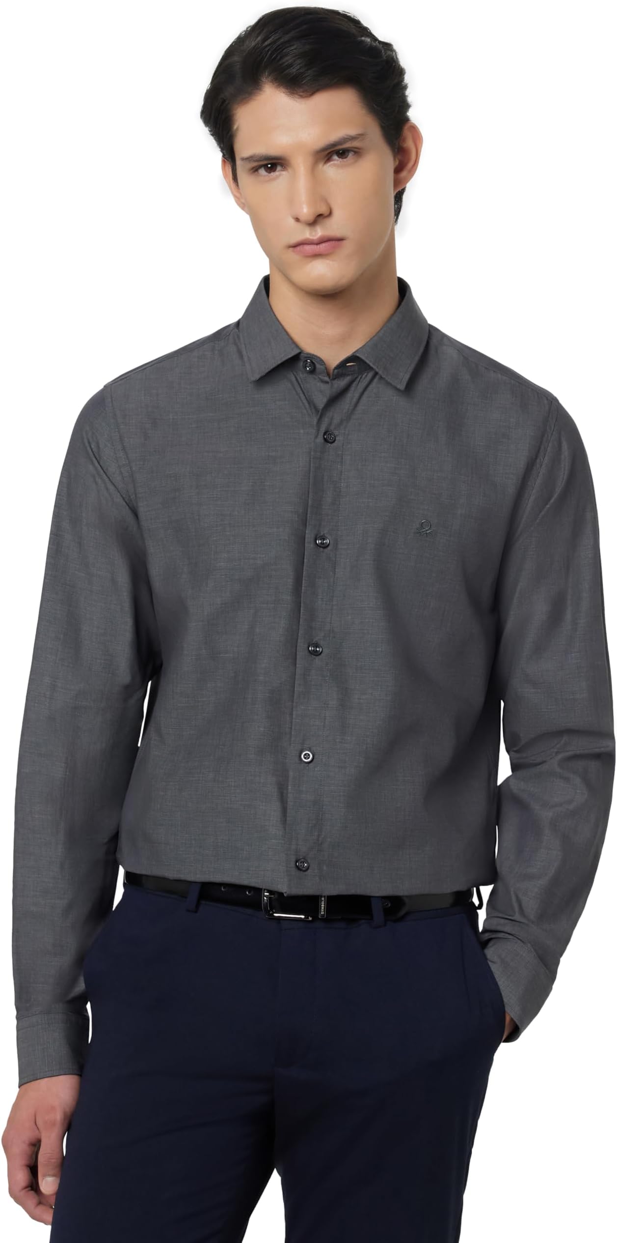 United Colors of Benetton Men's Cotton Regular Fit Shirt