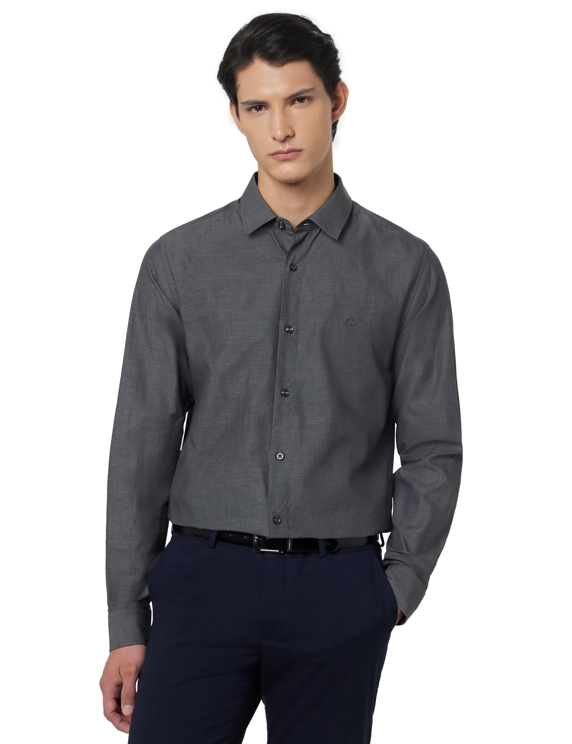 United Colors of Benetton Men's Cotton Regular Fit Shirt