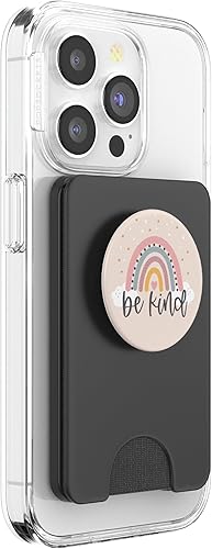 Miniatura 9 de Be Kind - Lindas citas positivas de arco iris, frases inspiradoras PopSockets MagSafe PopGrip para iPhone