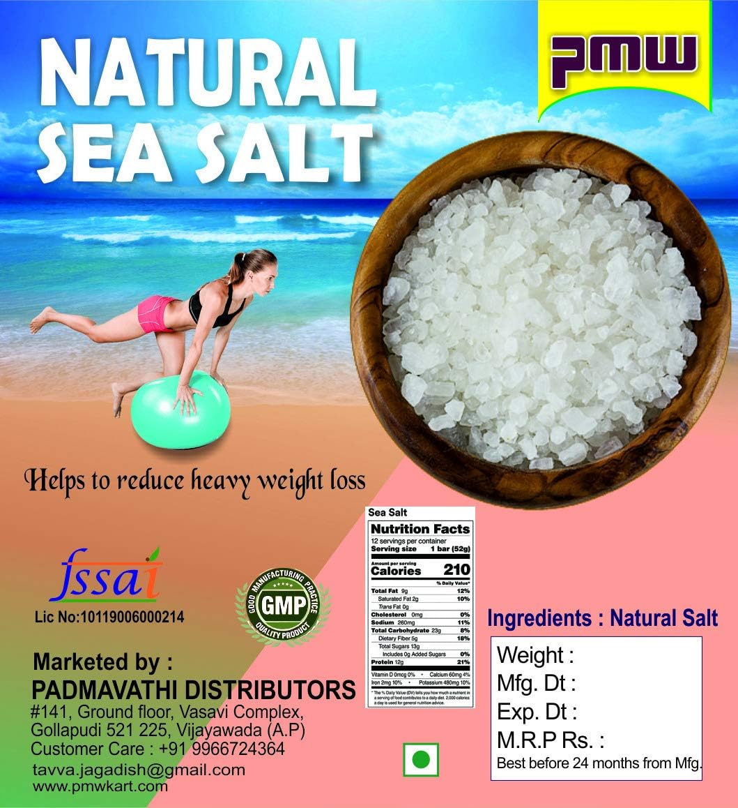Pmw - Natural Sea Salt - Bath Salt For Healing - Bath Additive - 1 Kg-image-38