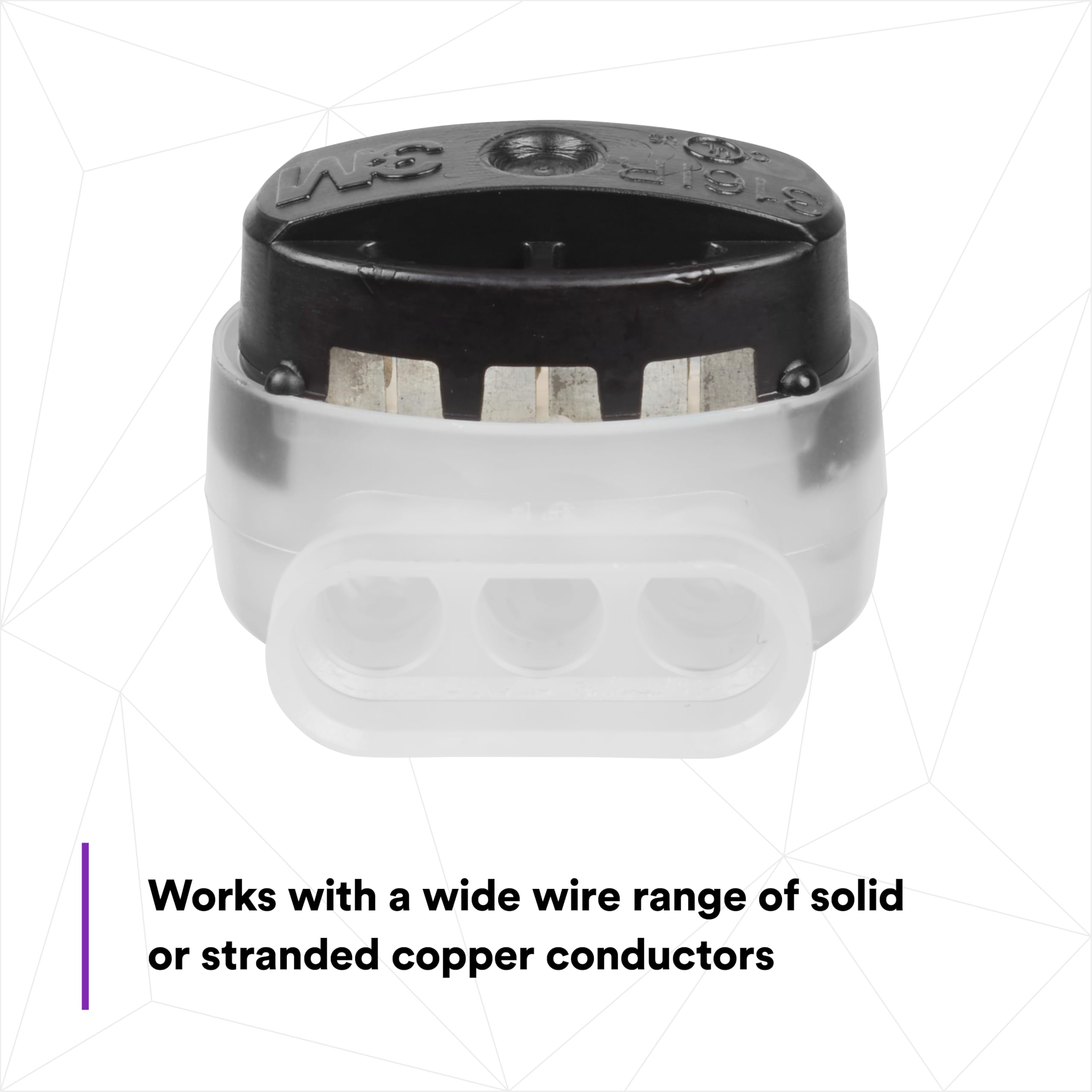 3 m (TM) Scotchlok (TM) électrique IDC 316ir, Pigtail, Self-stripping, Applications d'irrigation, Noir/blanc, 22–16 AWG