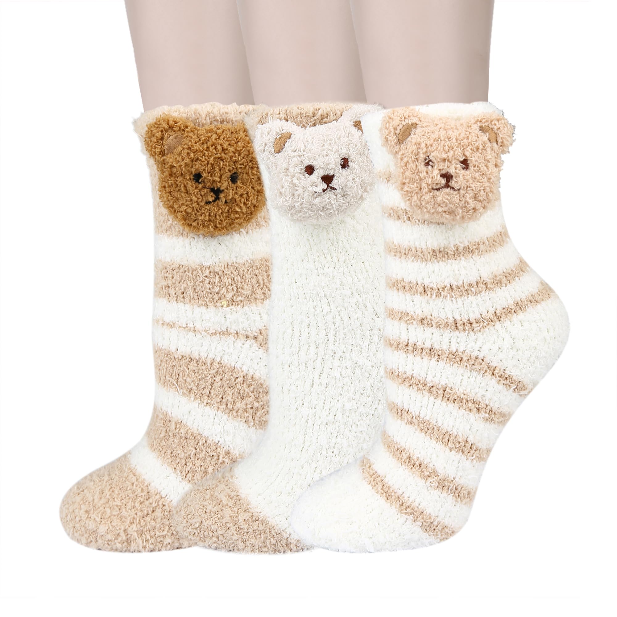 Benefeet Sox Womens Fuzzy Socks Girls Cute Slipper Sock Funny Fluffy Winter Warm Soft Cozy Plush Indoor Sleep Sock