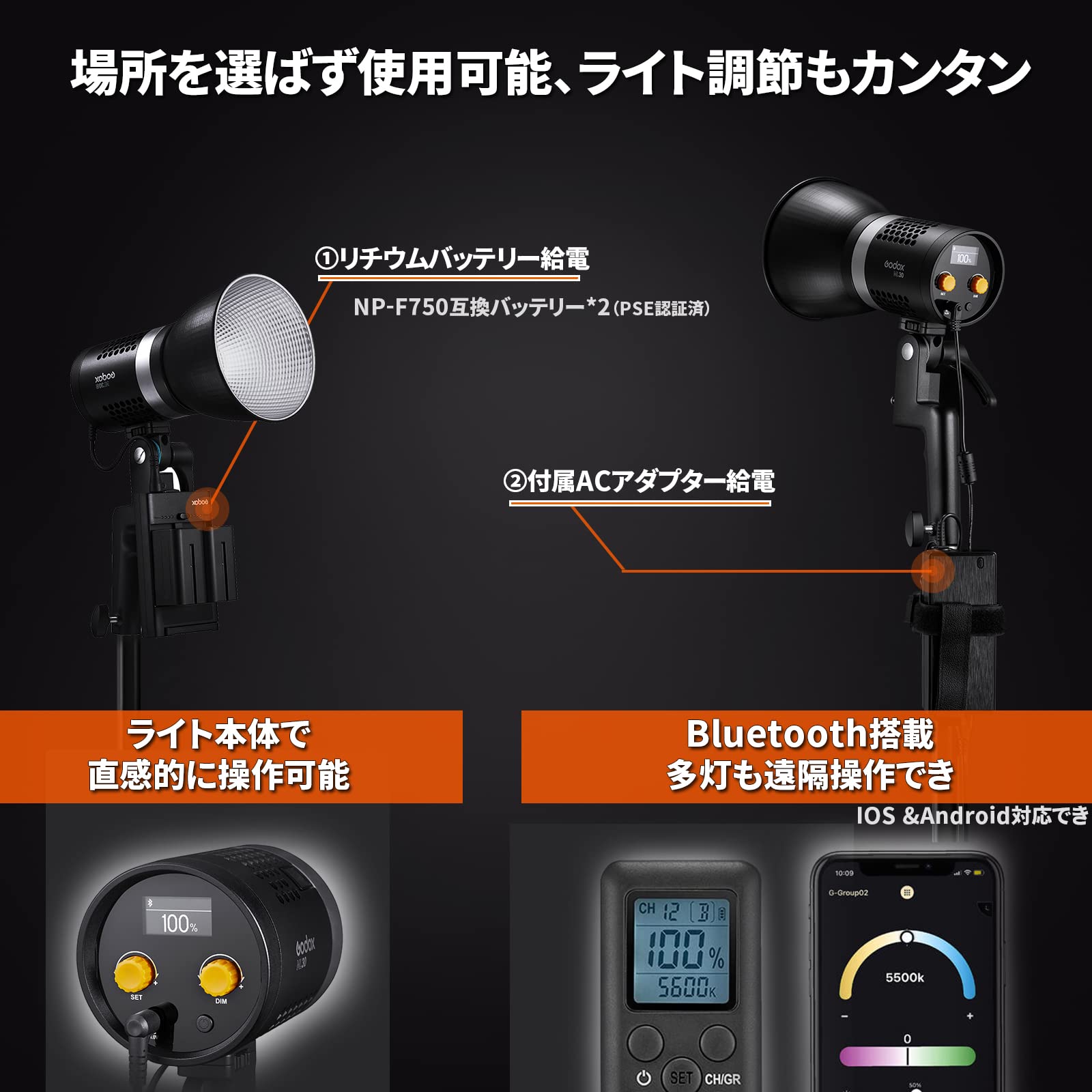 Godox, ML60BI Video Led Light | Amazon.com.br