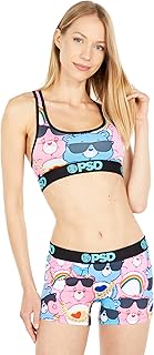 PSD Underwear Women's Sports Bra - DC Comics | Wide Elastic Band, Stretch Fabric, Athletic Fit |