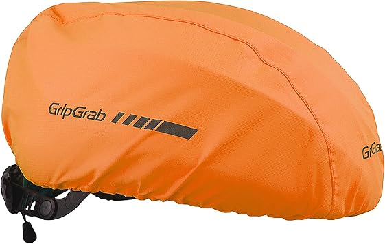 GripGrab Cycling Helmet Cover Waterproof High-Visibility Reflective Rain