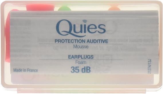 Quies Pair Of Foam Earplugs Of Earplugs - Pack Of 3
