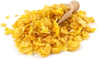 Sussex Wholefoods Organic Corn Flakes 1kg - Crunchy, Low-Sugar, Healthy Breakfast Cereal