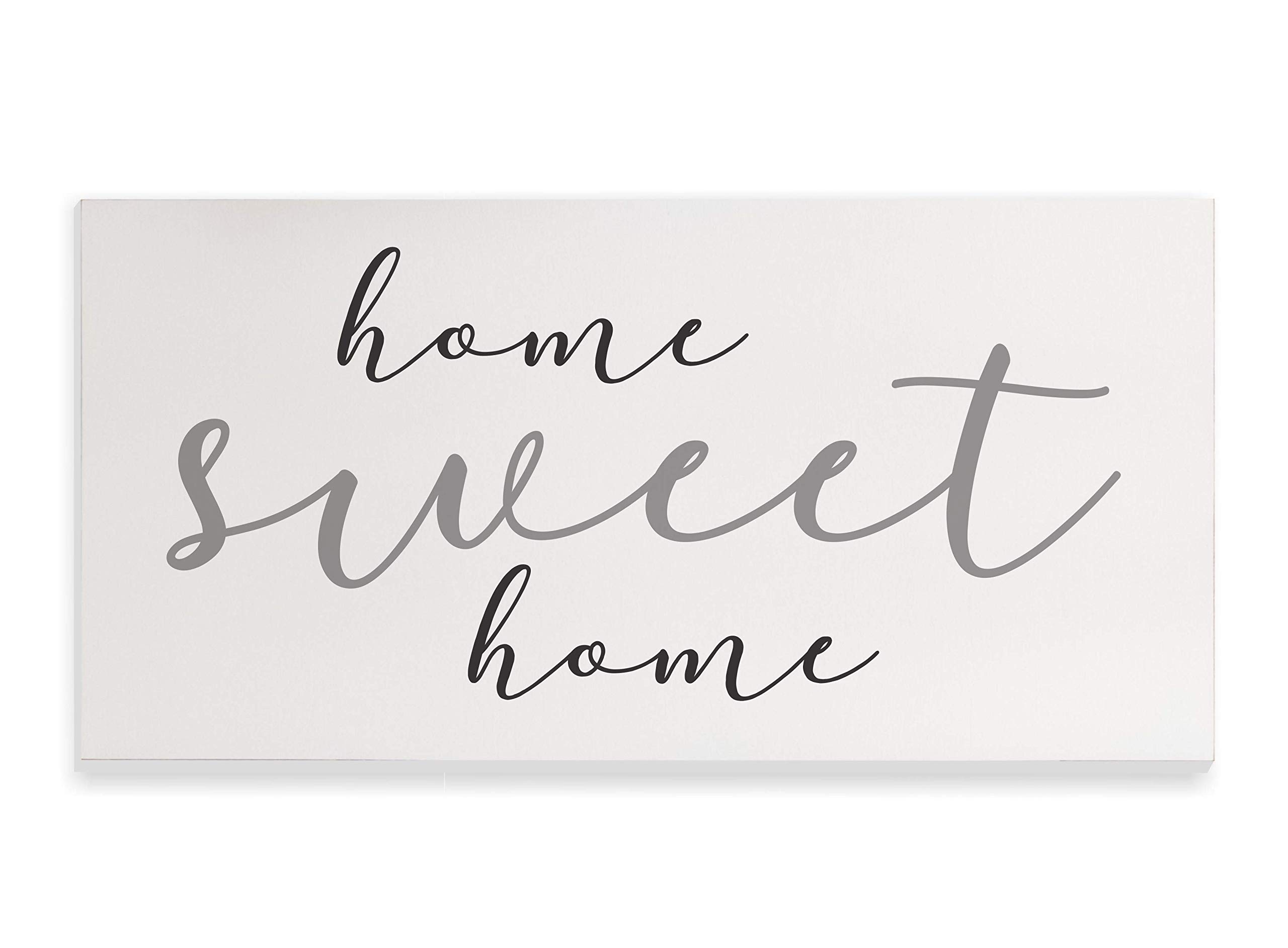Panneau mural en bois rustique avec inscription « Home Sweet Home » - 22,7 x 45,7