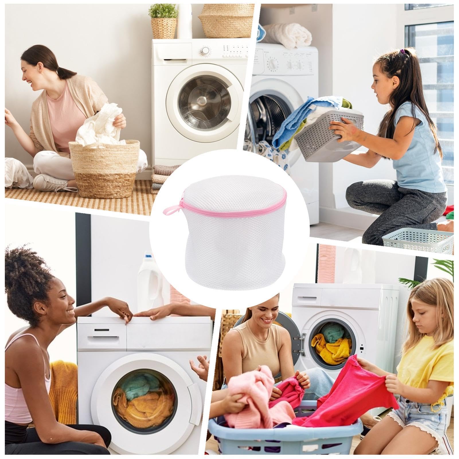 3 pezzi borsa per il lavaggio del reggiseno borse a rete per
