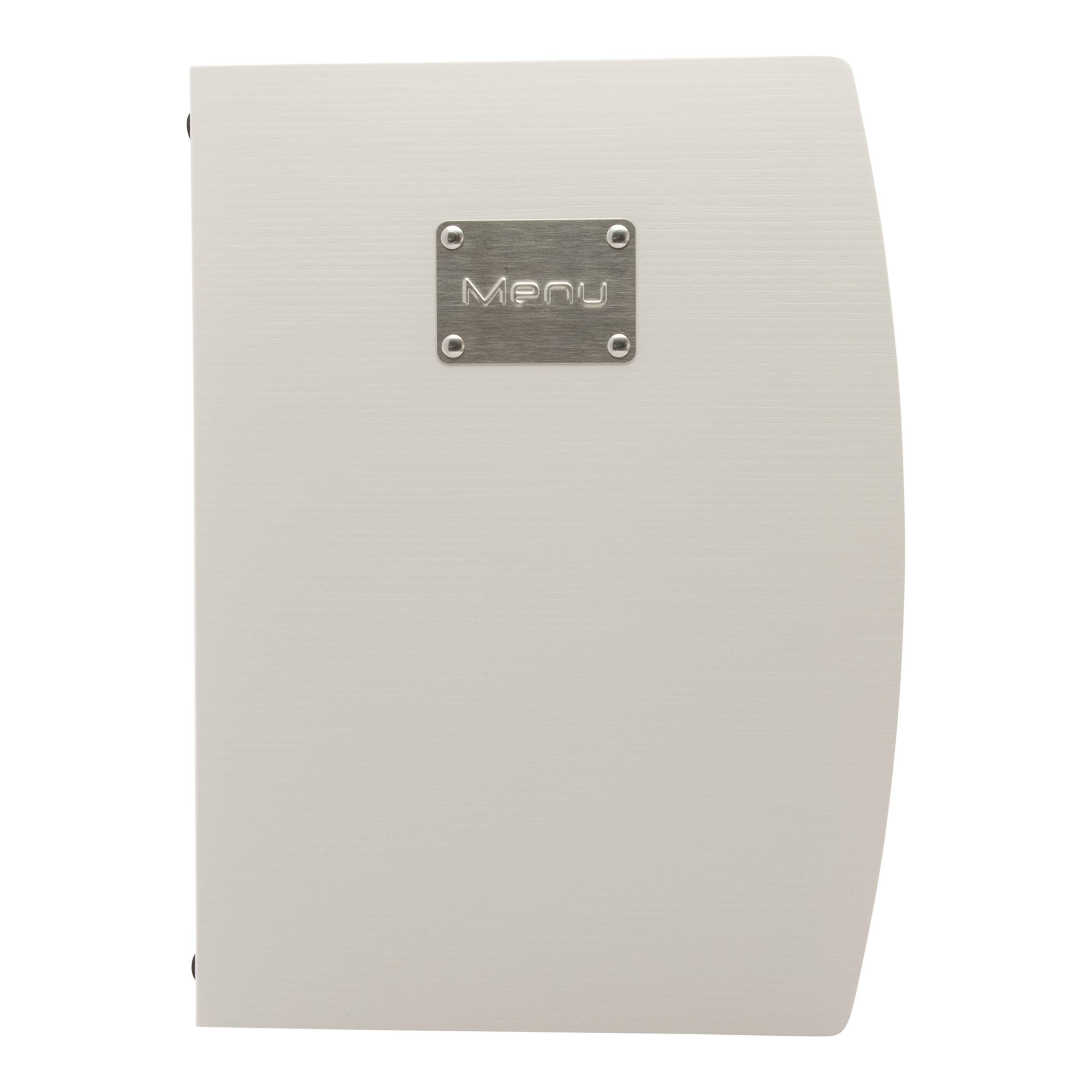 Securit Rio Menu Cover Silver A4