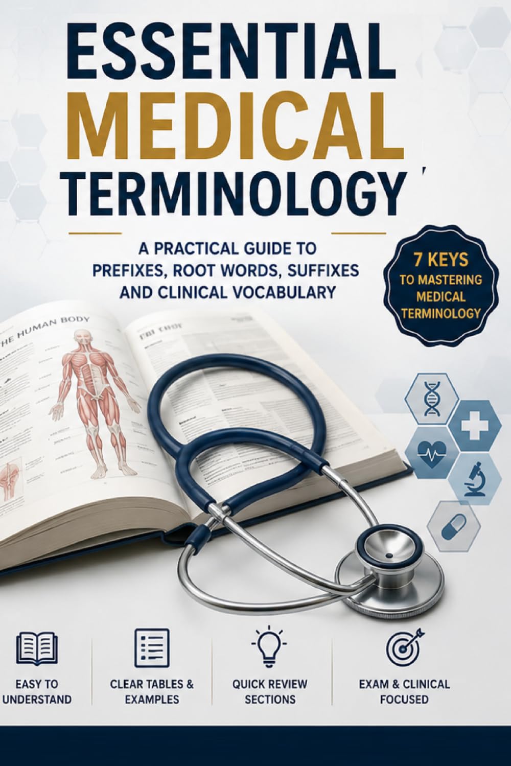 MEDICAL TERMINOLOGY SIMPLIFIED: A Practical Guide to Understanding, Decoding, Pronouncing, and Using Medical Language in Modern Healthcare (Doctor Clinical Series)
