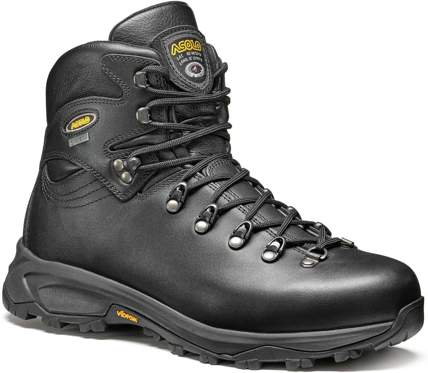 ASOLO Men's 520 Winter GV Boots | Vibram Arctic Grip Sole, Water-Resistant Full Grain Leather Upper, Gore-Tex Insulated, Winter Hiking Boots