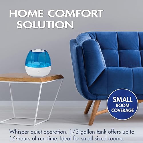 Miniatura 3 de TheraCare Cool Mist Humidificador ultrasónico  Para habitaciones de tamaño mediano  No requiere filtro  16 horas de tiempo de funcionamiento