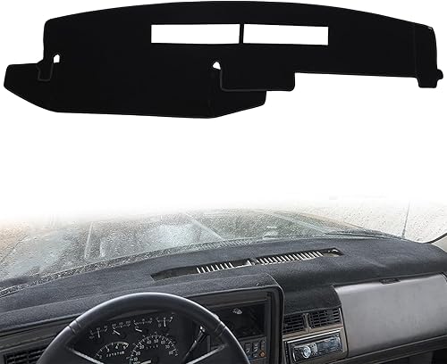 Miniatura 8 de Cubierta de salpicadero compatible con Chevy Chevrolet/GMC Sierra C1500 C2500 C3500 K1500 K2500 K2500 K3500 Pickup Truck 1988-1994 (88-94, gris)