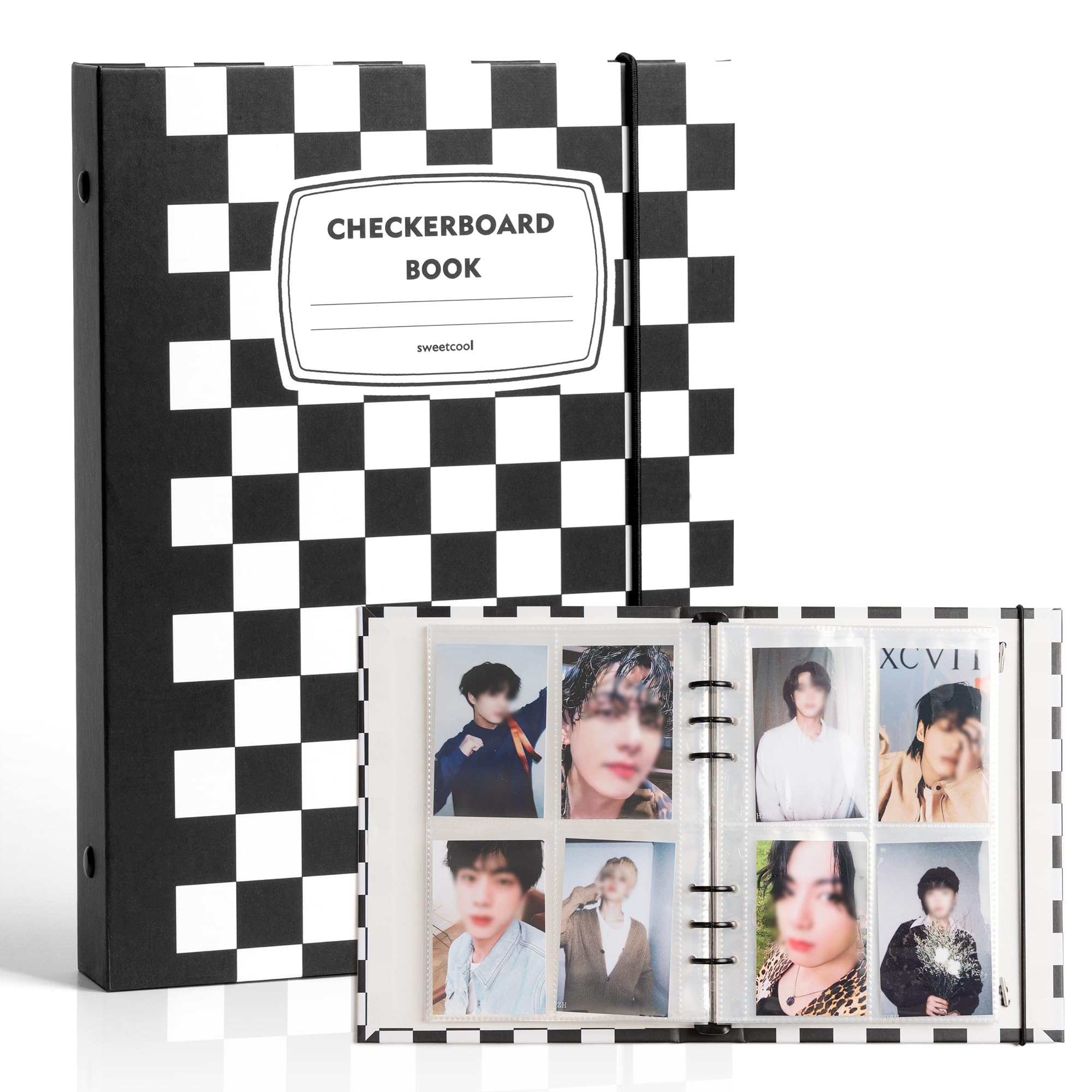 Aldervine A5 Binder Grey Square Grid