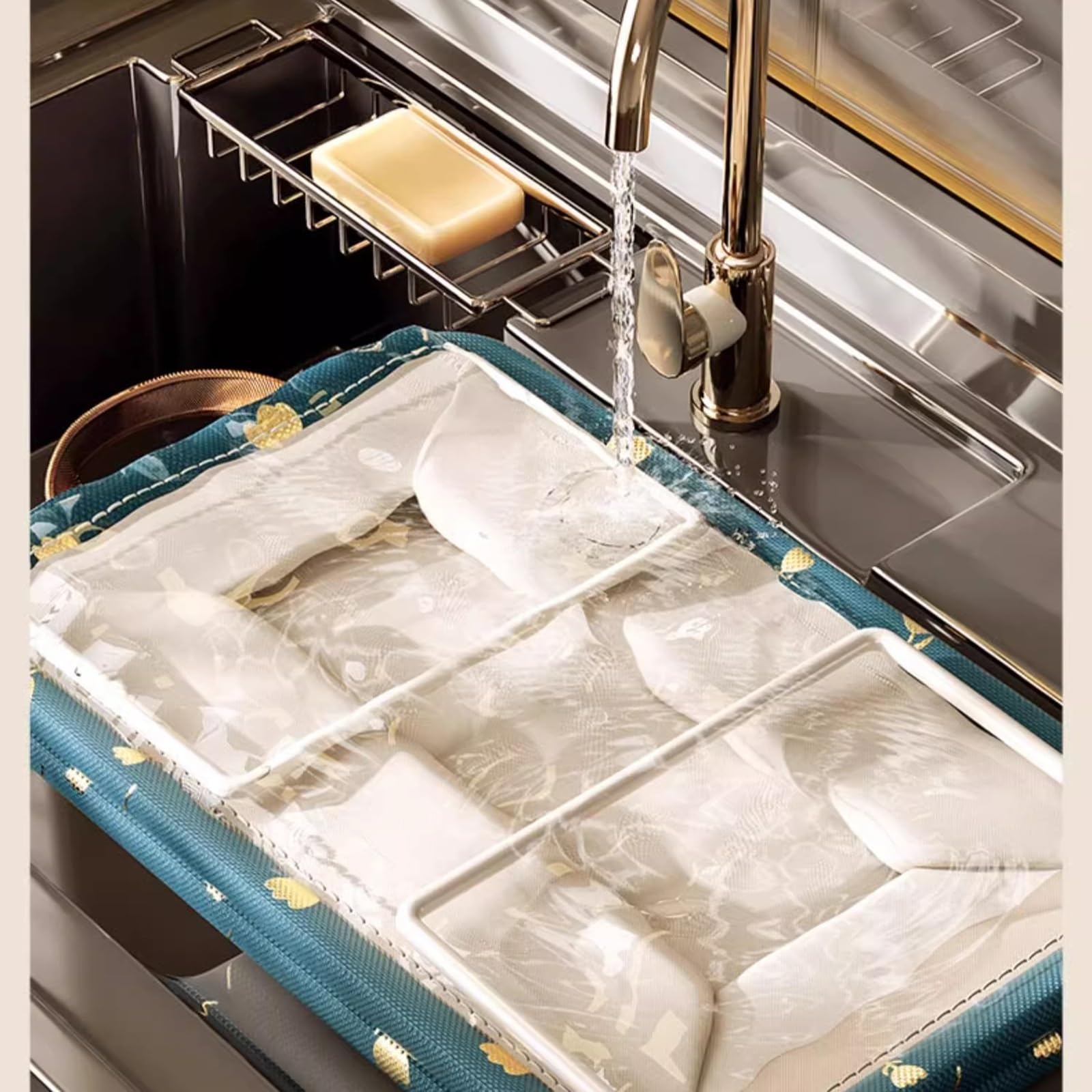 Organizador de cajones para Ropa Interior, Caja de Almacenamiento de Calcetines, Separador de Sujetadores, Armario y Ropa con estantes de Soporte para Vaqueros, Camisetas y Pantalones.