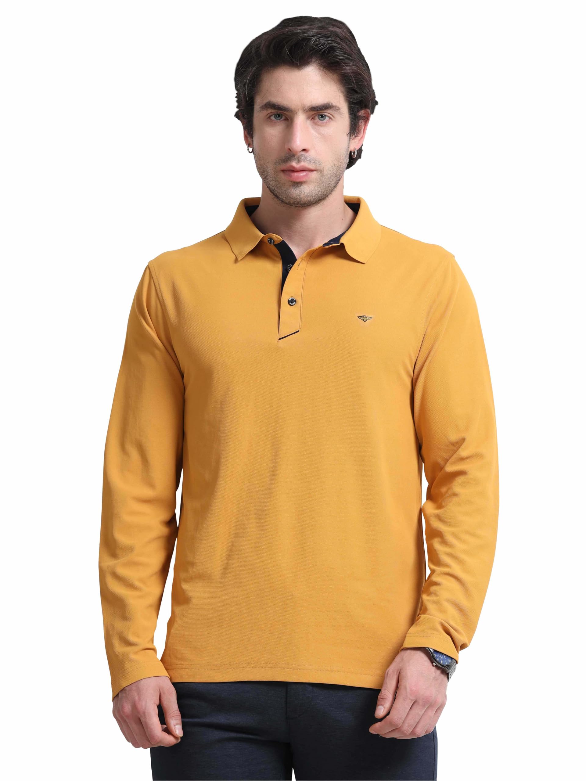 stellers Men's Full Sleeve Polo T-Shirt | Feather Touch Feel | Odour Resistant | Wrinkle Free | Quick Dry | Stretchable | Lightweight | Anti-Static | UV Resistance | Anti-Microbial-picture-11