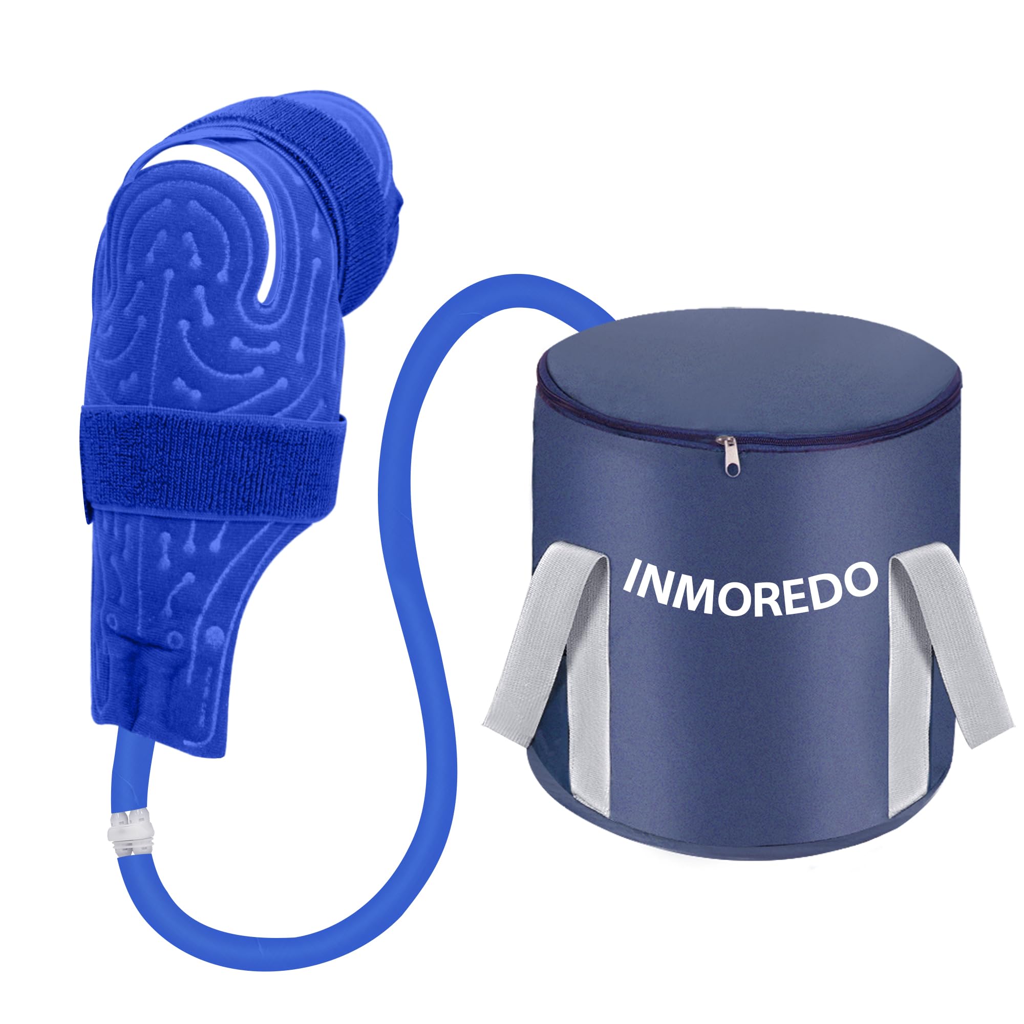 Inmoredo Cold Therapy System Ice Machine System for Knee ACL Surgery Recovery - Flexible Universal Pad Suitable for Knee, Shoulder, Ankle, Cervical, Back, Leg and Hip