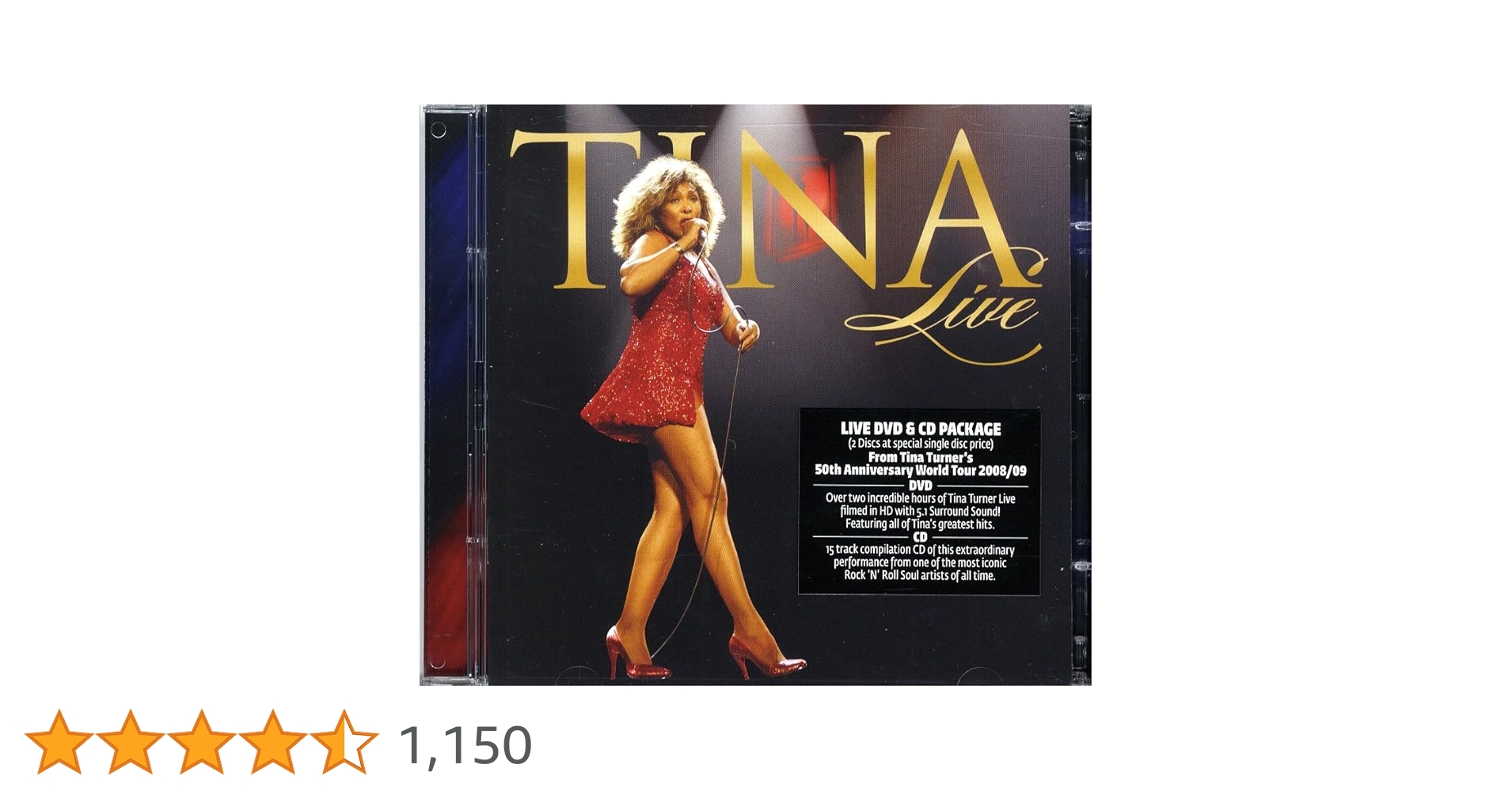 DVD！TINA TURNER /ティナ・ターナー / ライブ・イン・リオ'88 ティナ・ターナー高画質プロモ集 Tina Turner DVD - souflesh 音楽工房