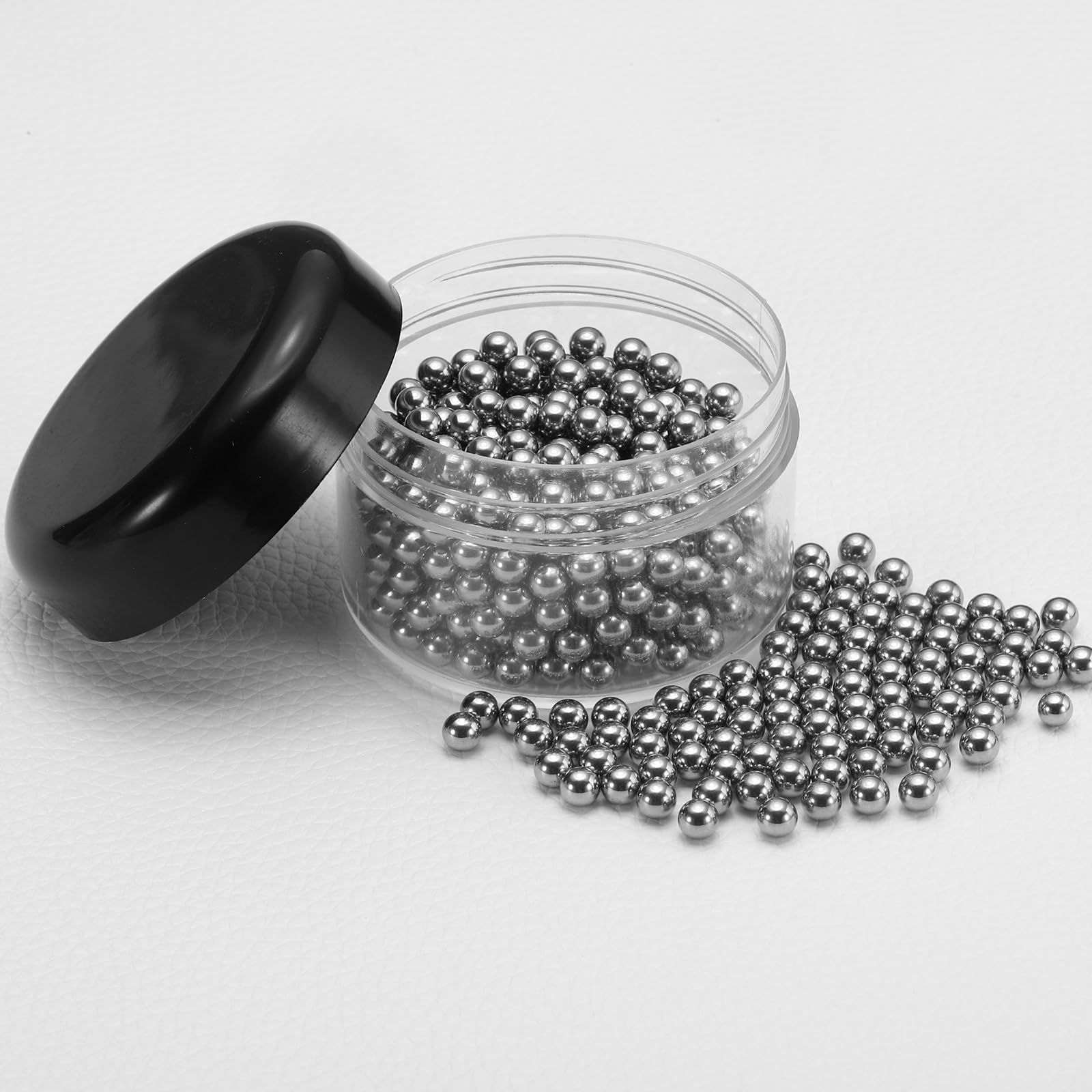 sourcing map Lot de 500 billes de roulement G50 de précision en acier chromé - 4,5 mm