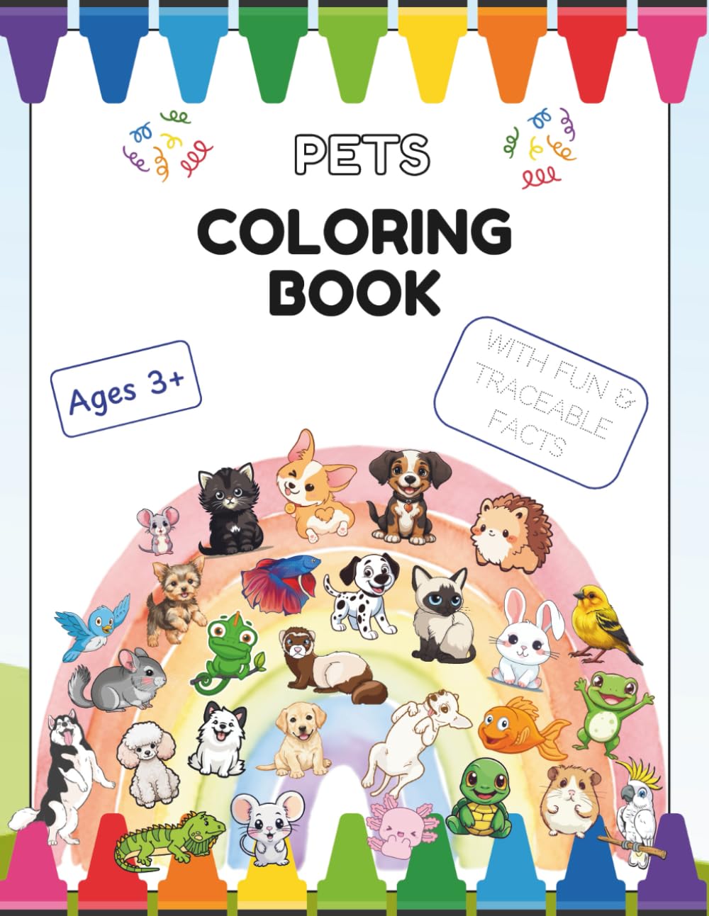 Pets Coloring Book (Ages 3+) (My Wonderful Coloring Adventures)