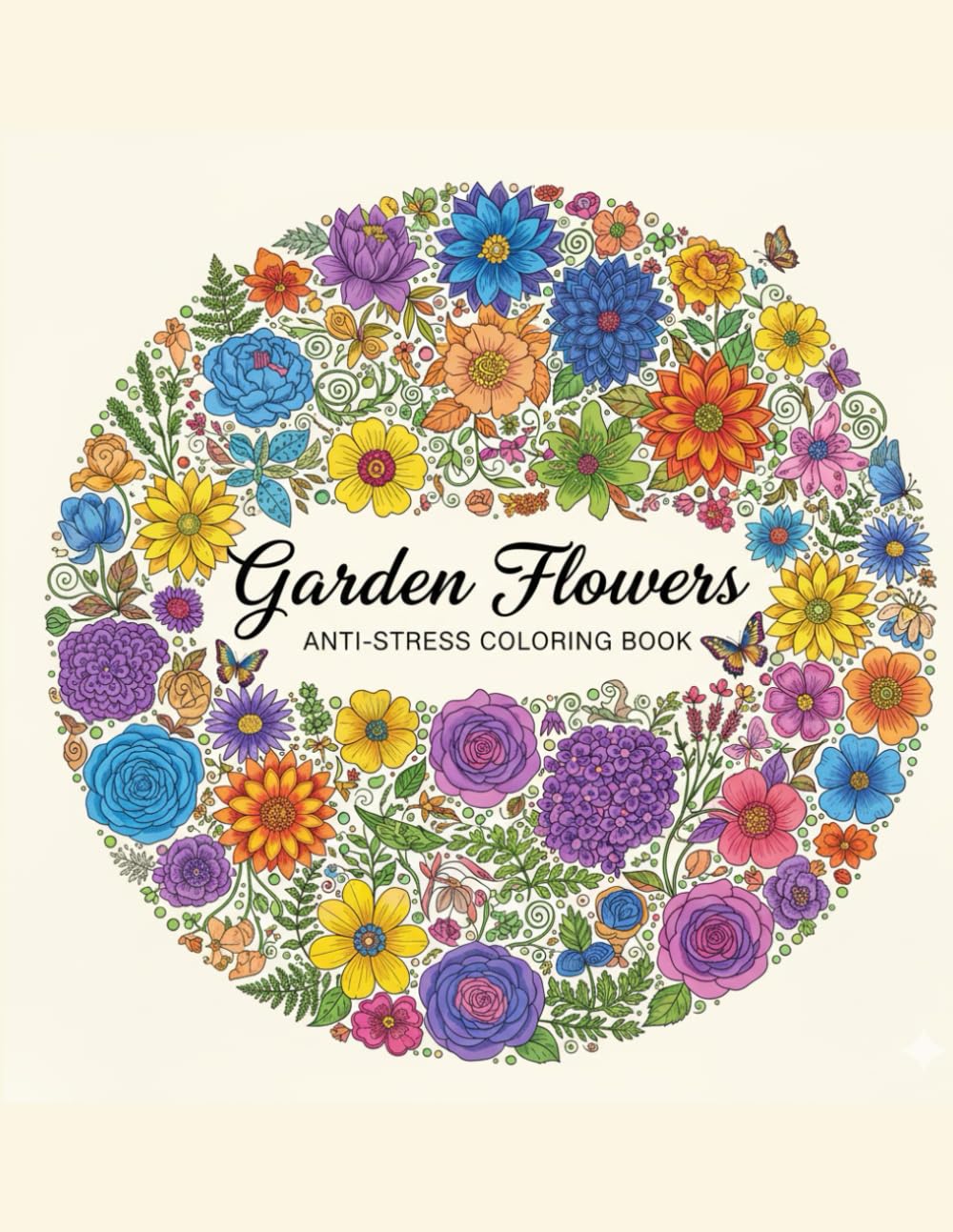 Floral Mandala Coloring Book: Beautiful Flower Designs for Stress Relief and Relaxation: Intricate Blooming Patterns for Mindfulness, Calm, and Creative Coloring Therapy