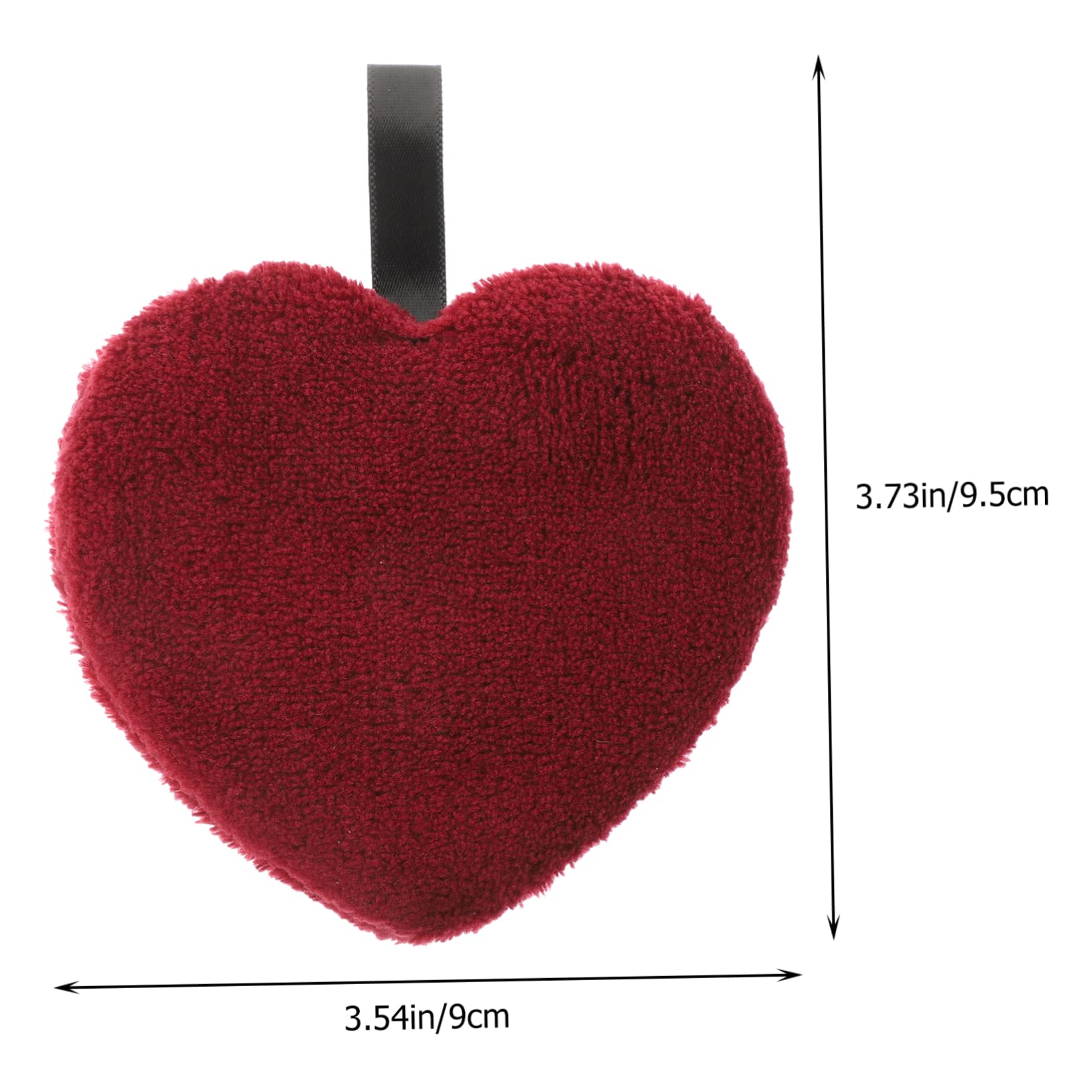 Mikinona 5Pcs Reusable Facial for Makeup Removal and Cleansing Soft Cleaning Tools for Women Compact Heart Shaped Design Mixed Colors for Oily and Mixed Skin