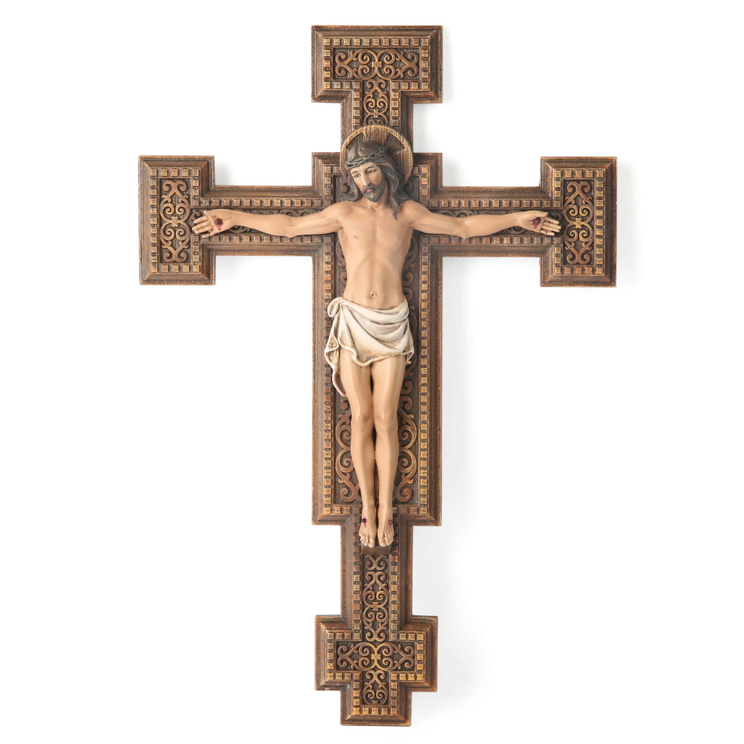 Amazon.com: BC 天主教十字架牆十字架,耶穌基督家居裝飾,宗教虔誠禮物