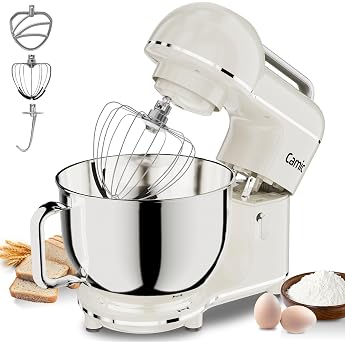 Camic Food Processor - 2000 W - Dough Machine 10 Levels with Carry Handle, Stainless Steel Mixing Bowl (7L), Kneading Machine