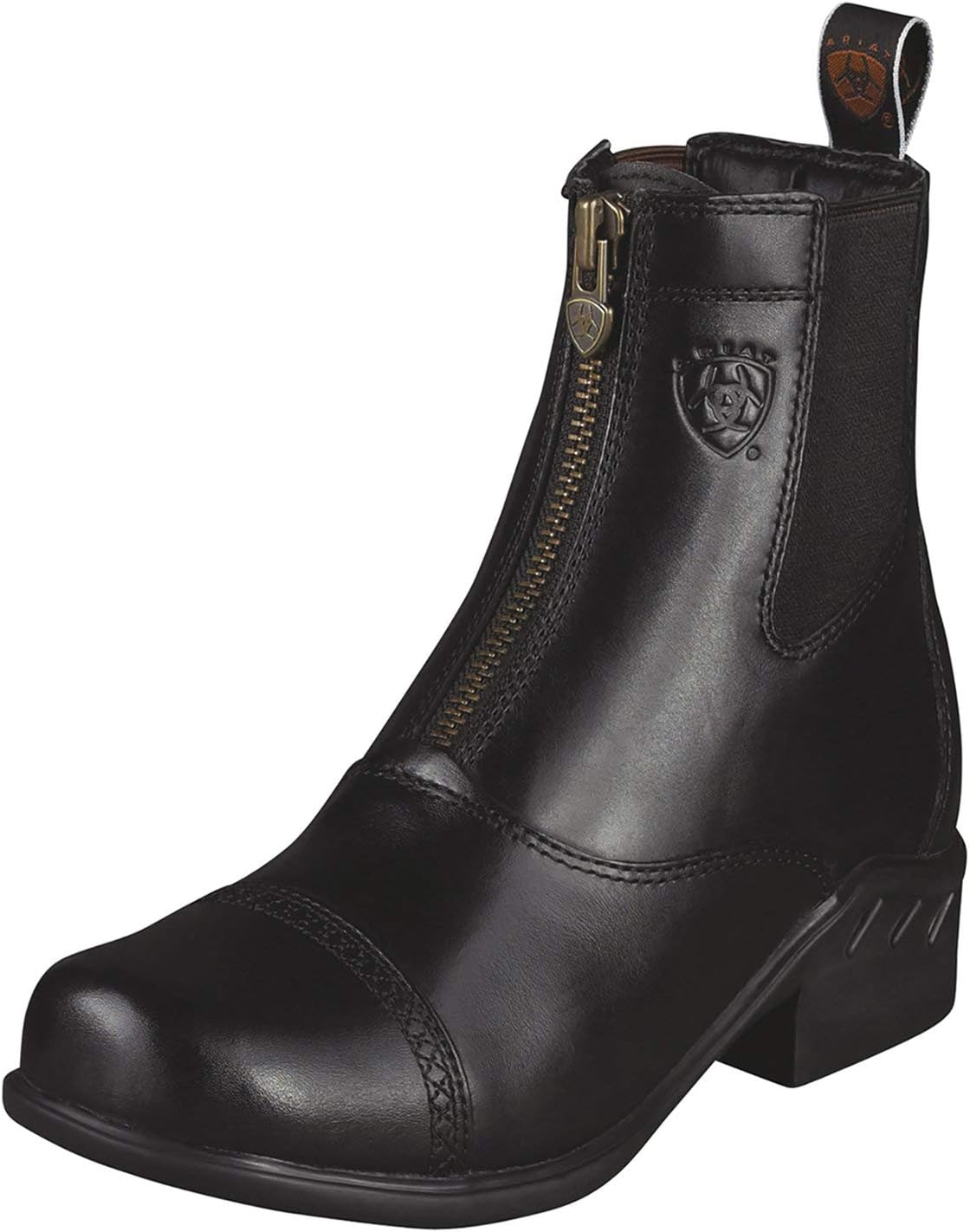 ARIATWomen's WMS Heritage Rt Paddock Zip Blk Equestrian Boot