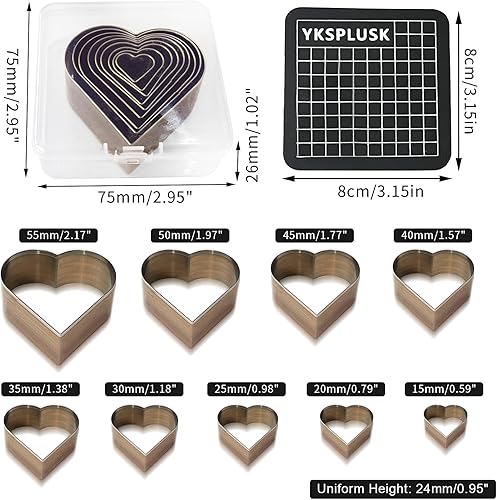 Miniatura 10 de Juego de 9 troqueles huecos, 9 tamaños de troqueles de corte de cuero con forma de estrella, juego de troqueles de corte para manualidades de cuero,