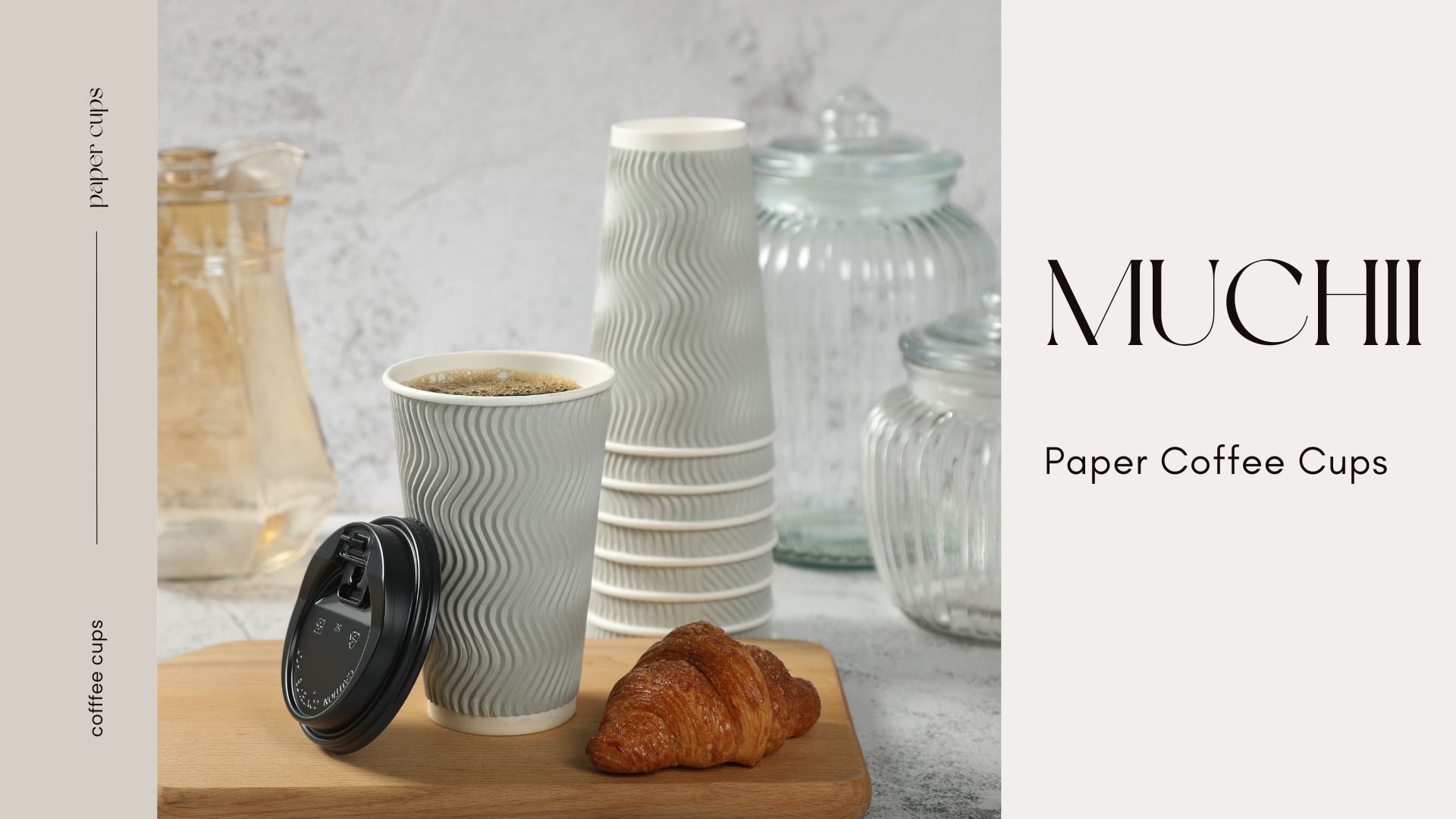 Amazon.com: MUCHII 12 oz Disposable Coffee Cups, 100 Count Insulated Ripple  To Go Cups With Lids and Straws for Tea, Hot Chocolate, and Drinks : Health  & Household