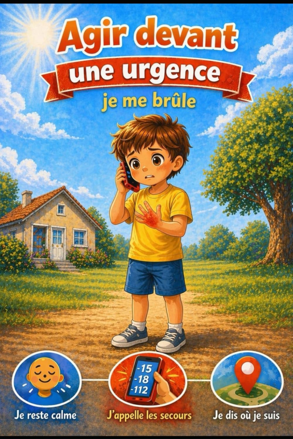 Agir devant une urgence: je me brule